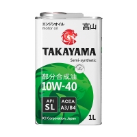 TAKAYAMA 10W40 SL A3/B4, 1л 605046