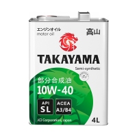 TAKAYAMA 10W40 SL A3/B4, 4л 605047